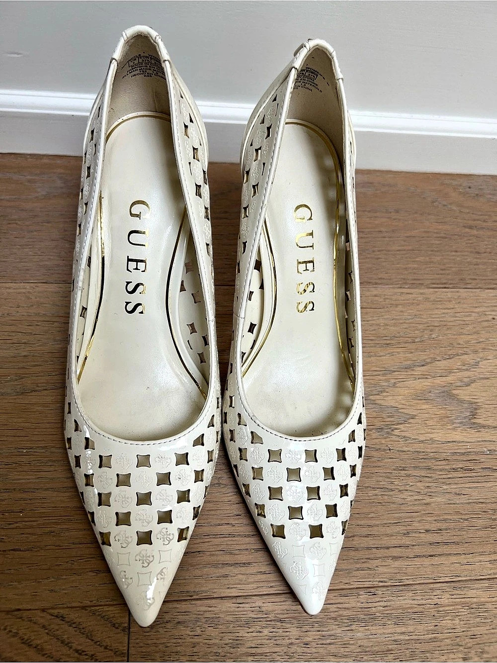 GUESS SP261 Women's Geometric Heels US 7M